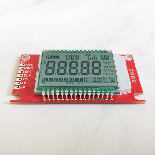 奇耘8COMHTN宽温lcd液晶模块米字