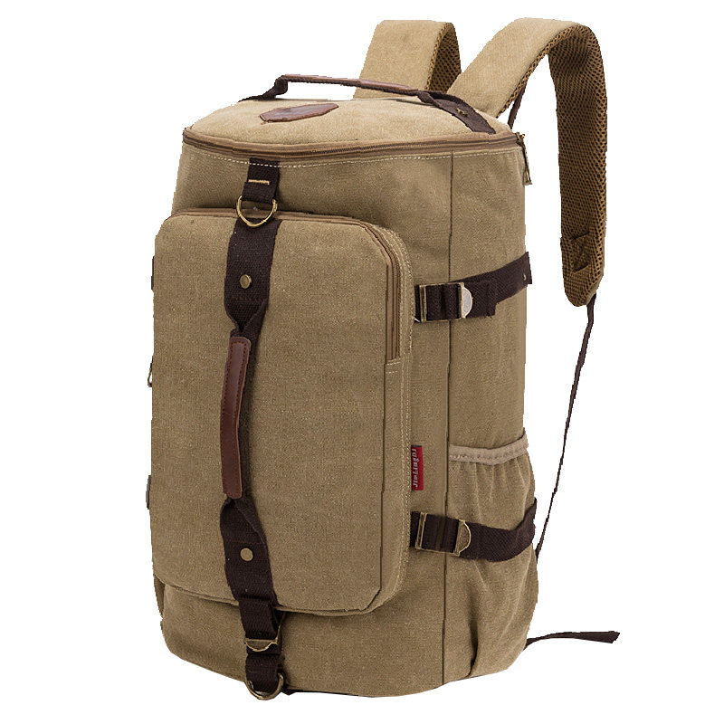 MULTIFUNCTIONAL BACKPACKS CANVAS BACKPACKS MENS AND WOMENS TRAVEL BAGS OUTDOOR CARRY-ON BACKPACKS TRAVEL BAGS HIKING BAGS