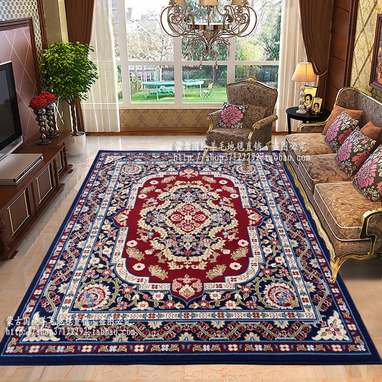 蒙古100%羊毛客厅卧室书房衣帽间厨房阳台门厅欧美北欧可机洗地毯