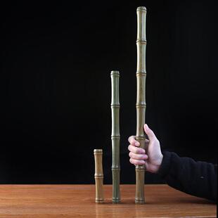 正宗绿檀木竹节棍缠丝变色敲打精行功棒摔跤训练器材实木短棍短棒