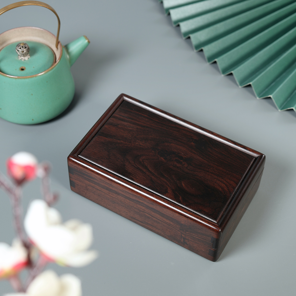 精致实木质高档文玩手串收纳盒