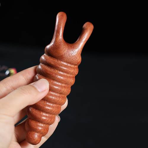 搓手按摩鼻刮器面部刮痧檀木