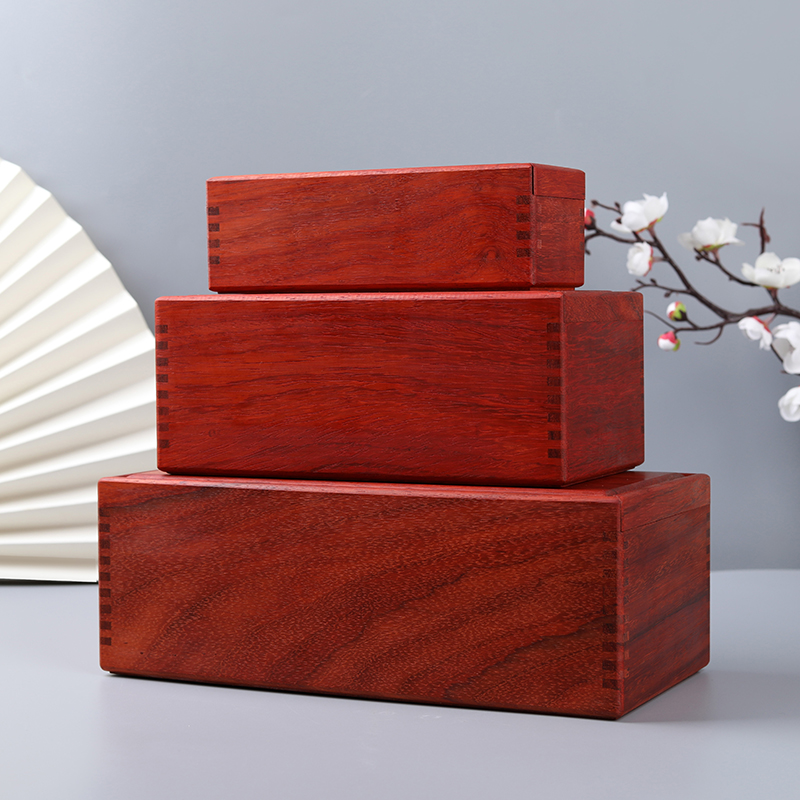 承善堂抽拉盒原木无漆传统榫卯