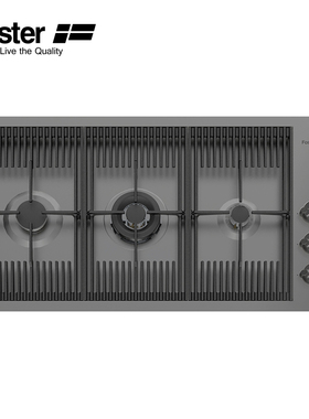 Foster 意大利进口厨房电器 Milanello 嵌入式三眼燃气灶 7680006