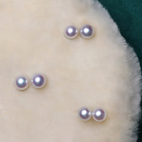 粉泡泡迷你小灯泡无暇天女光耳钉