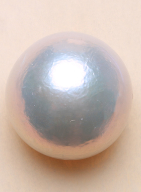 AAA13-18MM天然正圆白色爱迪生珍珠单颗裸珠淡水大白强光定制 BFH