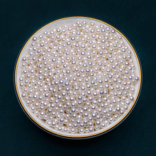 【DIY材料】天然淡水真珍珠散珠强光近正圆形有孔小米珠手链项链