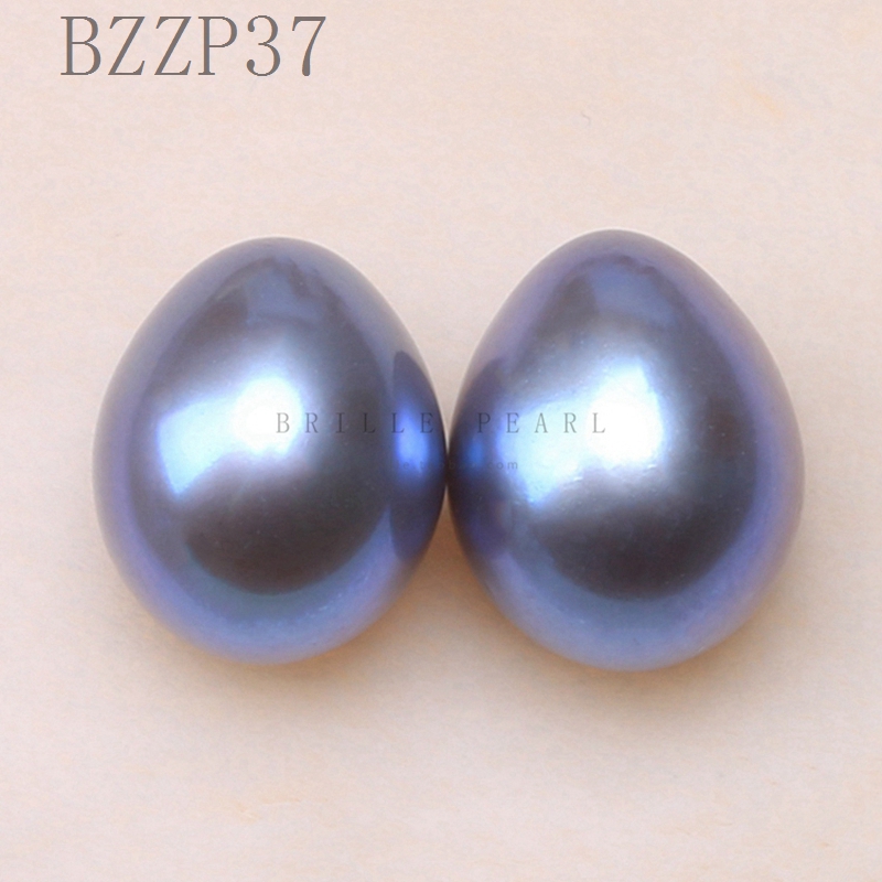 真多麻色幻彩水滴形diy耳线裸珠