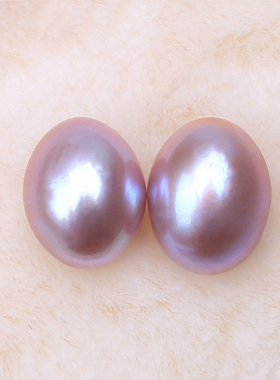 天然淡水珍珠小水滴珍珠配对 高光幻彩米形珍珠裸珠配对可diy BBD