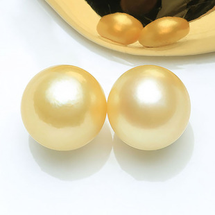 约10mm天然色南洋珍珠散珠配对清仓BTL 修补瑕疵海水金珠捡漏