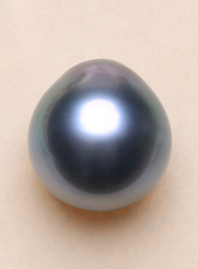 11-13mm天然海水大溪地黑珍珠配对水滴巴洛克耳钉吊坠孔雀绿 BFT