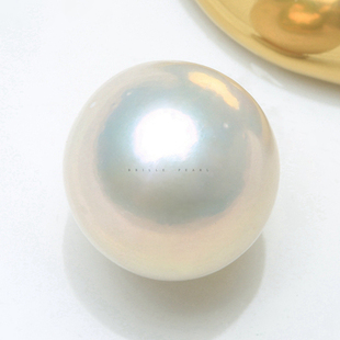 17mm天然淡水珍珠2A极光蓝血澳白平替BOR 大龙珠新货限定