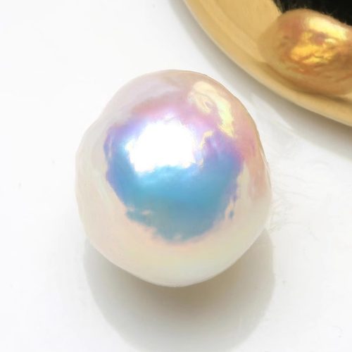 天然淡水珍珠蓝血巴洛克