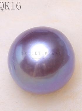 特价天然爱迪生珍珠散珠AAAA级9MM正圆紫色金色DIY定制吊坠路路通