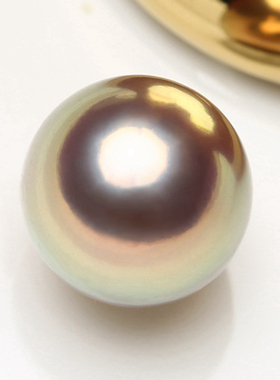 【毕业级彩虹糖果】天然S级正圆淡水爱迪生珍珠极光牛油果散珠BKE