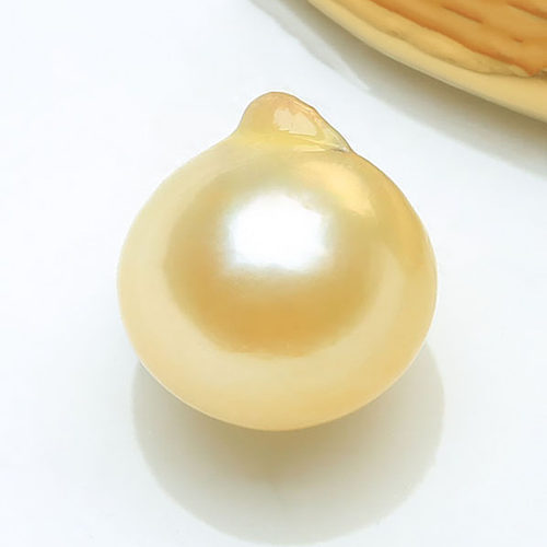 【大瑕疵清仓】【天然海水金珠】