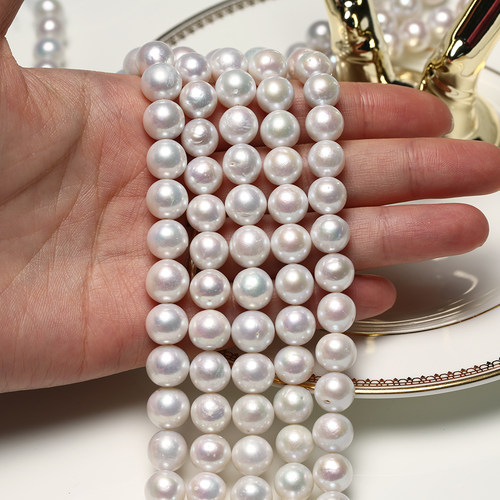 天然淡水珍珠白亮可挑先挑先得