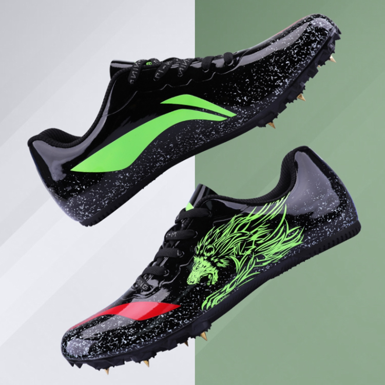 李宁钉鞋田径短跑男专业钉子鞋学生女跳远鞋中考训练中长七钉跑鞋