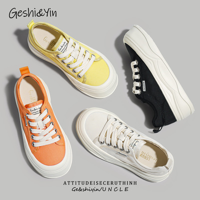 歌诗茵厚底网鞋女2026新款春季薄款透气休闲鞋网红百搭休闲板鞋