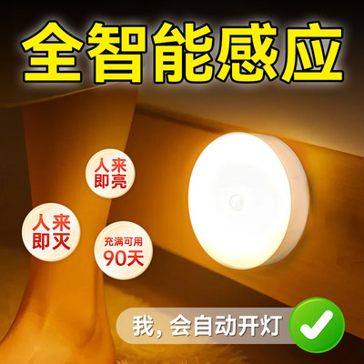 人体感应灯led小夜灯充电