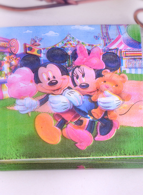 米奇印花餐巾纸绿色面巾纸20张口布彩色餐垫纸酒店宴会杯花派对纸