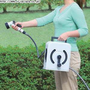 出口日本爱丽思10/15米水管车套装高压水枪浇花工具洗车器