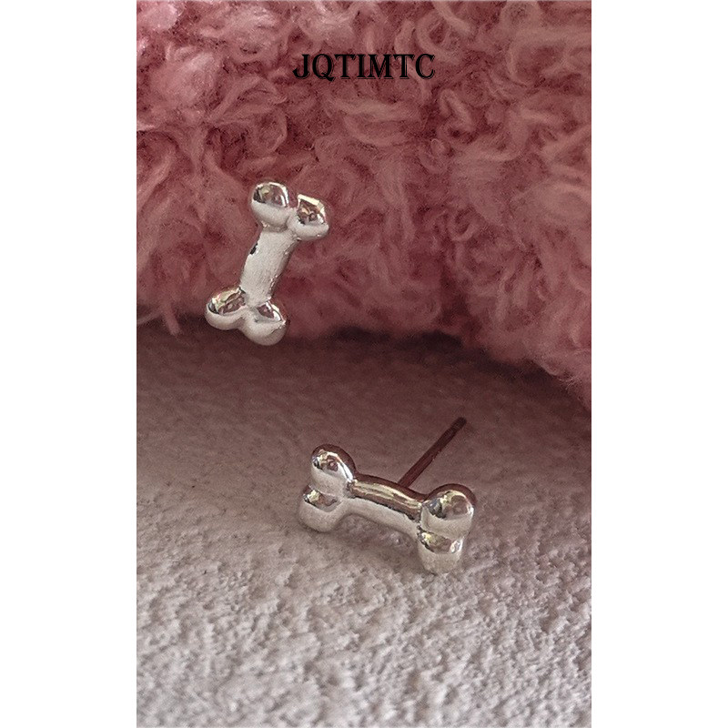 s925纯银简约风中性耳钉