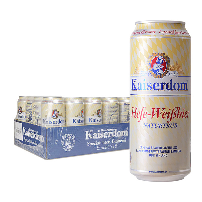 德国原装进口 Kaiserdom小麦白啤酒500ml  正品保障 中秋送礼佳选