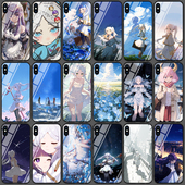 葬送 芙莉莲动漫手机壳定制磨砂钢化玻璃硅胶夜光软套阿乌拉菲伦二次元 适用苹果15华为mate60oppovivo小米14