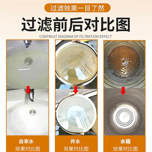 304不锈钢净水器中央管道超滤机自来水过滤器直饮机滤芯净化器