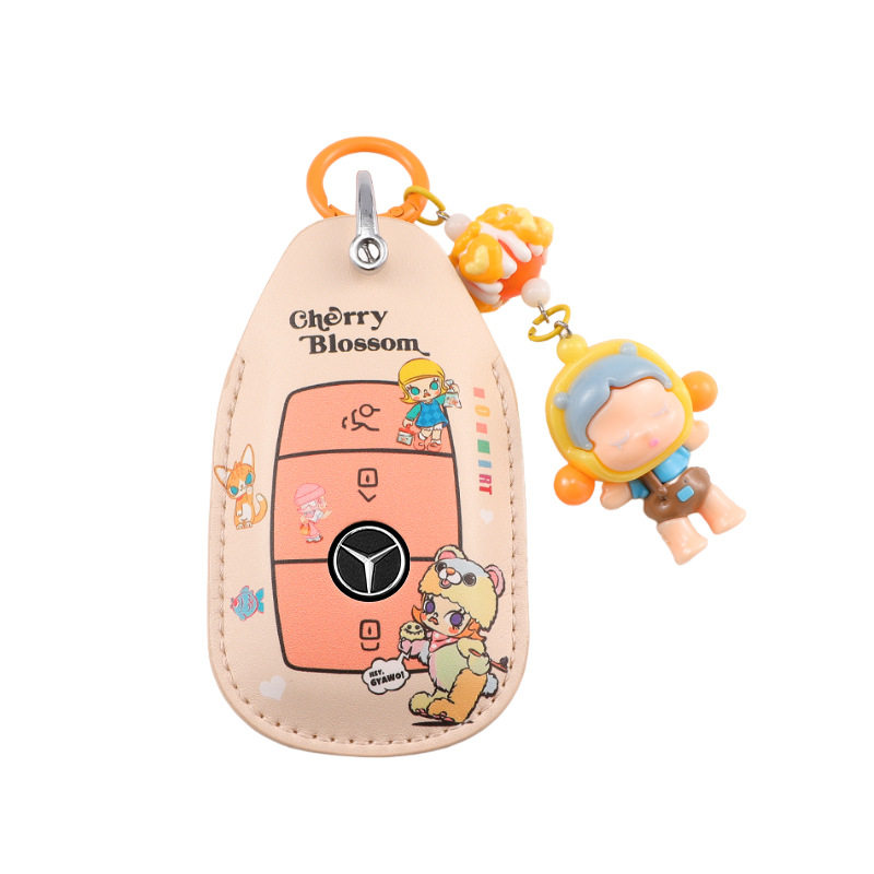 奔驰E260L汽车钥匙包专用新款E级车保护E300L外套壳扣男女高级感