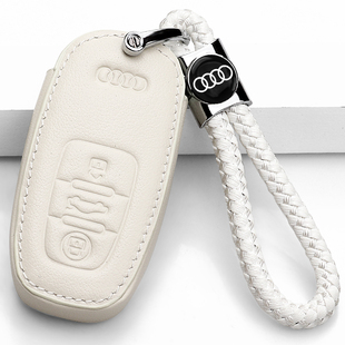 A4L纯牛皮钥匙包套扣男女 18年A6L 奥迪老款