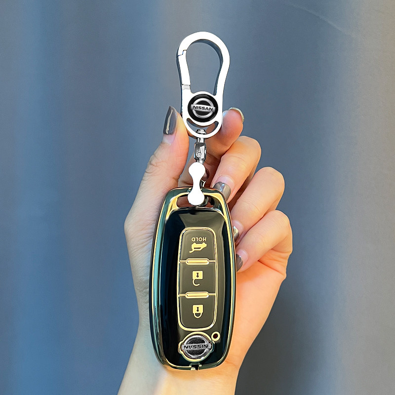 适用于22-23款八代新天籁钥匙套日产ariya艾睿雅新能源包壳扣情侣