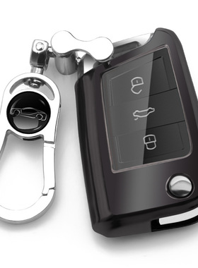 适用21/22款大众新捷达VS7/VS5/VA3钥匙包新POLOPLUS车遥控套壳扣