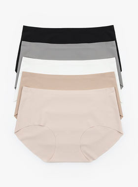 LEGSILK春夏一片式无痕女士内裤轻薄大弹力舒适棉裆透气三角裤