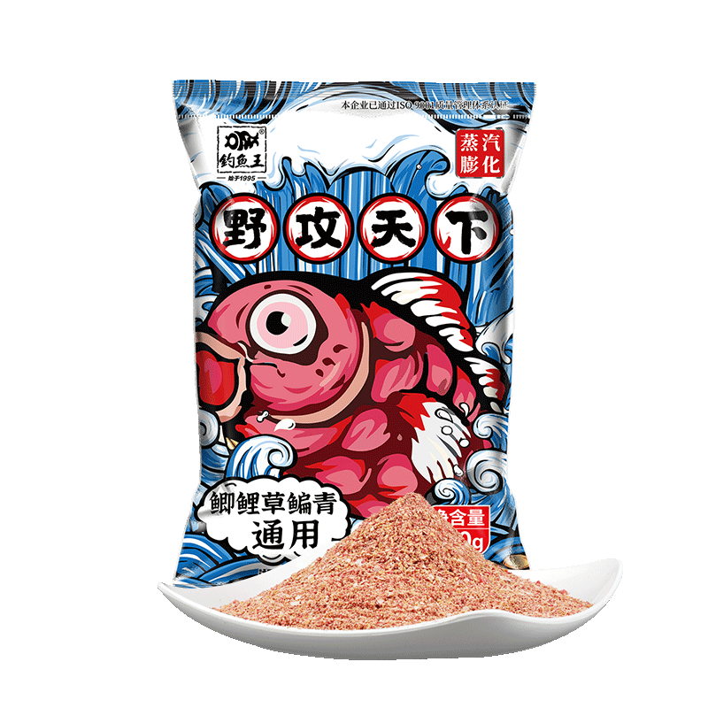 钓鱼王野攻天下鱼饵可搓可拉300g