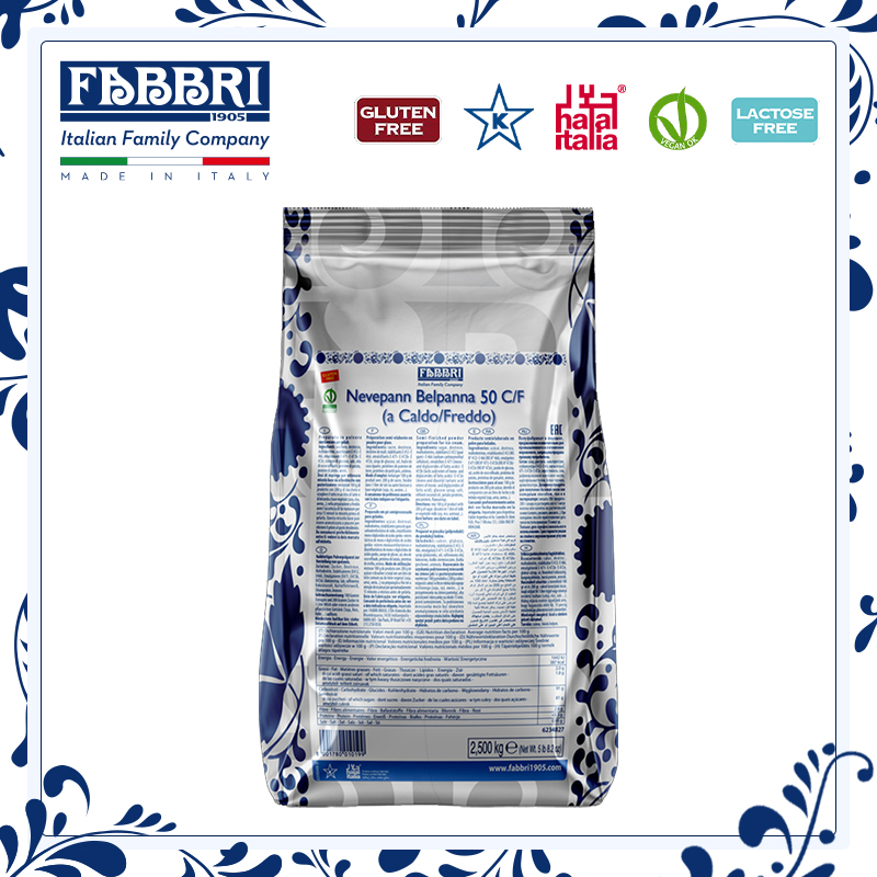 法布芮Fabbri硬冰淇淋粉商用基底粉意大利进口贝尔潘娜50CF 2.5kg