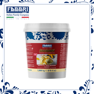 Fabbri 法布芮芒果味夏威夷果脆淋拌醬意大利進(jìn)口3.8kg