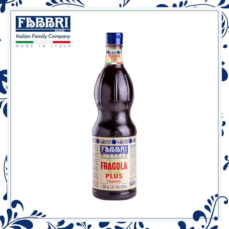 法布芮fabbri加号草莓糖浆汁