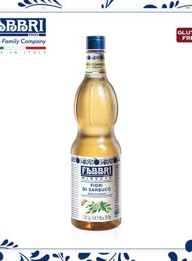 法布芮Fabbri 接骨木糖浆接骨木花莓汁Edelflower Syrup 1.3kg/1L