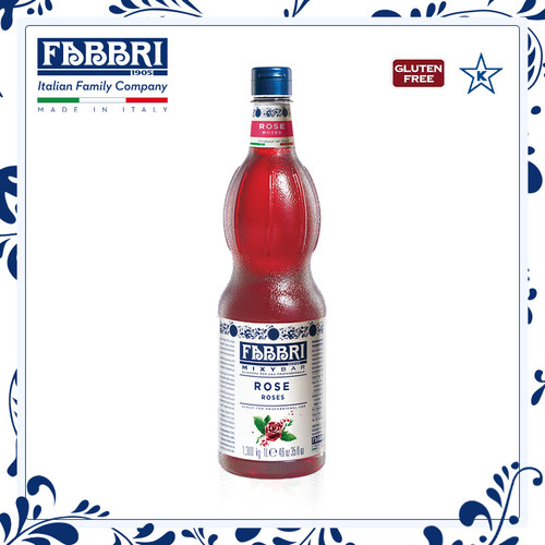 法布芮fabbri玫瑰糖浆1L