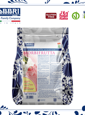 法布芮Fabbri 莫比水果基底粉 意大利进口商用冰淇淋粉1kg