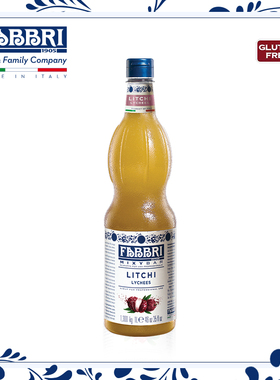 法布芮Fabbri 荔枝糖浆汁 Lychees Syrup 意大利进口 1.3kg/1L