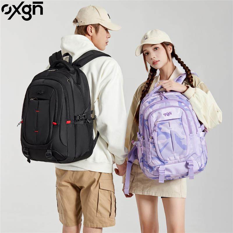 2025新款迷彩大容量双肩包男女高中学生书包防水减负护脊背包