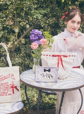 玫瑰日代 现货Maison de Fleur迪士尼mary poppins红色蝴蝶结包