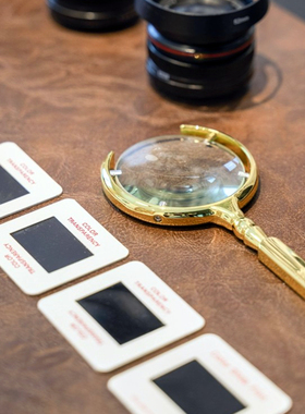 手持望远镜床头书房软装道具摆件