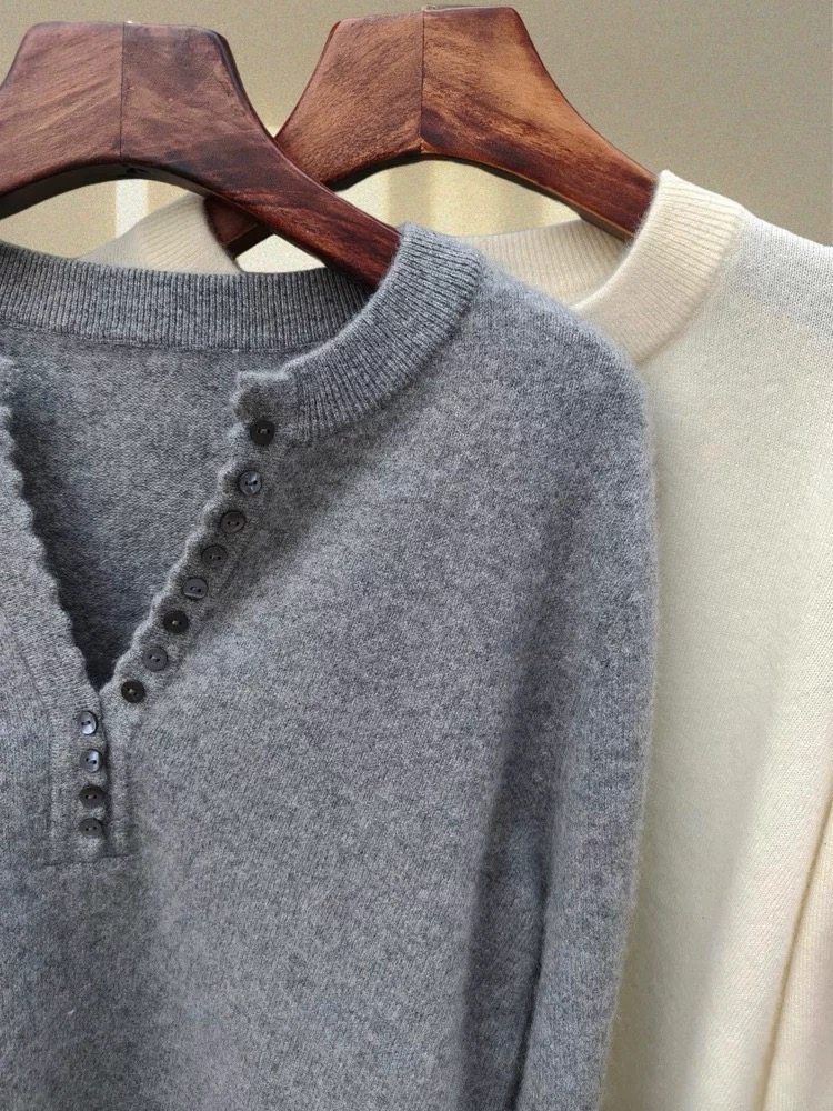 26新款V领羊毛衫女宽松显瘦针织打底衫薄款短毛衣内搭上衣春秋冬,女装/女士精品,毛针织衫,淘宝优惠券,粉丝福利购,淘宝优惠卷