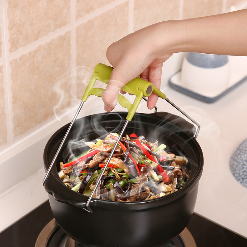 碗提多功能盘子夹家用夹盘碗碟蒸防烫夹取碗夹夹器夹子夹菜不锈钢