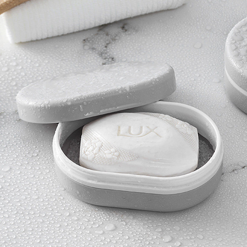 便携式旅行皂盒带盖密封户外携带防水肥皂盒神器简约风小型香皂盒