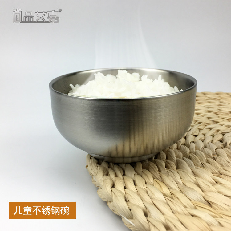 婴幼儿童吃饭小碗304不锈钢双层真空隔热辅食碗防烫防摔汤碗家用在类目 餐饮具, 餐具, 碗中 - 来自Buy2taobao.com提供专业的淘宝代购服务